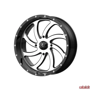 MSA Offroad M36 Switch Wheel 24x7 4x4x156 +0mm Machined Gloss Black - Image 1