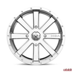 MSA Offroad M34 Flash Wheel 24x7 4x4x137 +0mm Chrome - Image 3