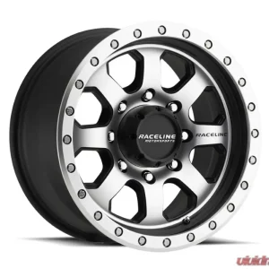 Raceline 929M SL Avenger Black w/ Machined Face Wheel 17X9 5X139.7 -12mm - Image 1