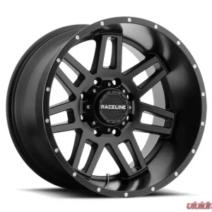 Raceline 931B Injector Satin Black Wheel 17x8.5 6X139.7|6X135 18mm - Image 1