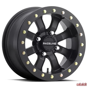 Raceline Wheels Mamba Black 14x7 4x156 (4+3) - Image 1