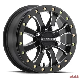 Raceline Wheels Mamba Black w/ Machine Face 15x6 4x156 (5+1) - Image 1