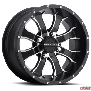 Raceline A77 Mamba Black w/ Machined Spoke Wheel 15x7 4x137 10mm 5+2 - Image 1