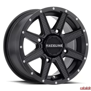 Raceline Wheels Hostage Black 14x7 4x110 5+2 - Image 1