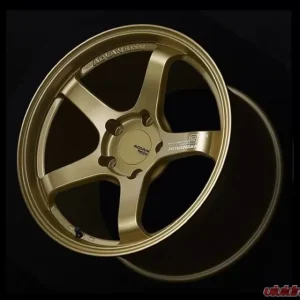 Advan GT Porsche Wheel 18x9 5x130 46mm Racing Gold Metallic - Image 1