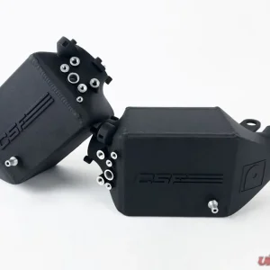 CSF Cooling - Racing & High Performance Division BMW F1X M5 & M6 Twin Charge-Air-Cooler Set - Crinkle Black Finish - Image 5