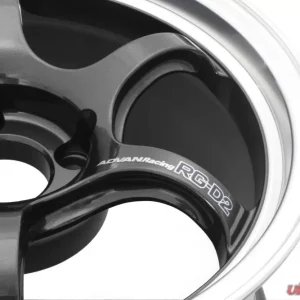 Advan Wheels Advan RG-D2 Wheel 17x9 5x114.3 62mm Black Gunmetallic Finish - Image 4