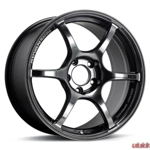 Advan RGIII Wheel 18x9.5 5x114.3 45mm Racing Hyper Black - Image 1