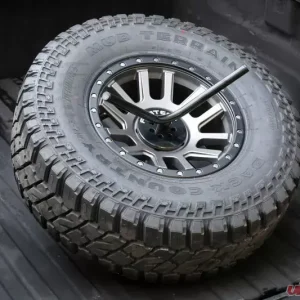 Fabtech Spare Tire Mnt Angled Black - Image 2