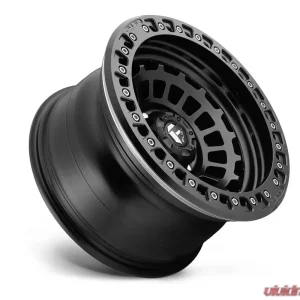 FUEL D101 Zephyr BL Matte Black w/ Black Ring 1-Piece Cast Wheel 17x9 6x139.7 -15mm - Image 3
