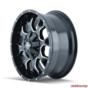 Mayhem Warrior 8015 Black | Milled Spokes 20x10 8x180 -25mm 124.1mm Wheel - Image 2