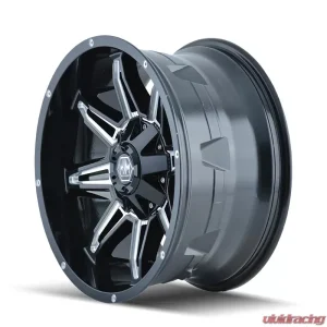 Mayhem Rampage 8090 Gloss Black Milled 20X10 6X135/6X139.7 -25MM 106MM Wheel - Image 2