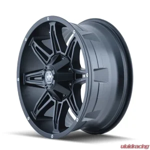 Mayhem Rampage 8090 Matte Black 17X9 5X114.3/5X127 18MM 87MM Wheel - Image 2