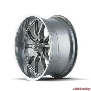 Ridler Wheels Aluminum 650 18x8 Grey Polished Lip 5x120.65 Bolt Pattern - Image 2
