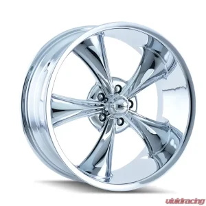 Ridler Wheels Aluminum 695 22x10.5 Chrome 5x127 | 5x5 Bolt Pattern - Image 1