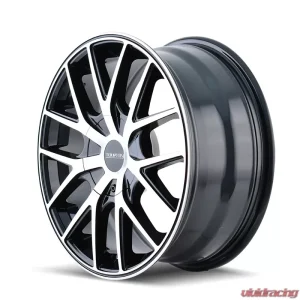 Touren TR60 3260 Wheel 17x7.5 5x100/5x114.3 42mm 72.62mm Gloss Black Machined - Image 2