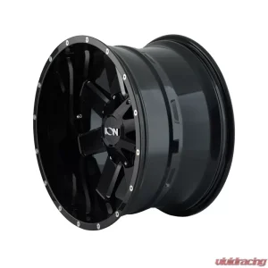 ION 141 Gloss Black Milled 17X9 6X135/6X139.7 18MM 106MM Wheel - Image 2