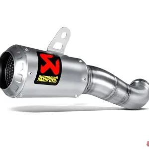 Akrapovic Moto GP Slip-On Exhaust for Yamaha YZF-R3 2015-2018, Stainless Steel - Image 1