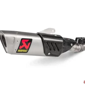 Akrapovic Moto GP Slip-On Exhaust for Yamaha YZF-R6 2017-2018, Stainless Steel - Image 1