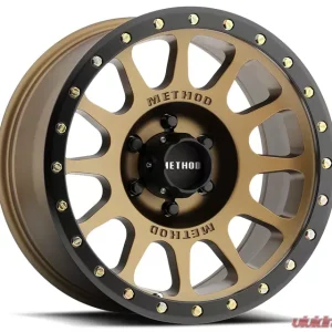 Method Race Wheels MR305 NV HD 18x9 8x6.5 18mm Method Bronze - Matte Black Lip - Image 1