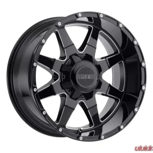 G-FX Wheels TR12 20x10 6x135 | 6x139.7 -24mm Gloss Black Milled - Image 1