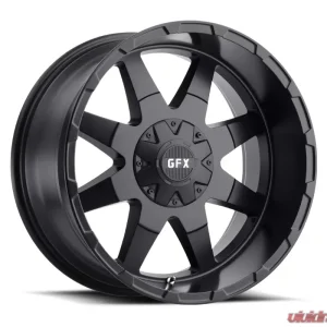 G-FX Wheels TR12 18x9 8x180 12mm Matte Black - Image 1