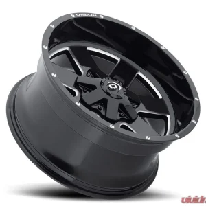 Vision 411 Arc Wheel 17x9 6x5.5 12mm Gloss Black Milled Spoke - Image 2