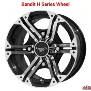 SuperATV Mounted Tires Intimidator w/Bandit H Wheel Black 26.5x10-14 Tire Size - Image 2