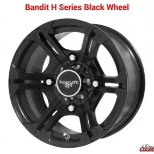 SuperATV Mounted Tires Intimidator w/Bandit H Wheel Black 26.5x10-14 Tire Size - Image 3