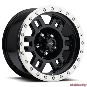 Vision 398 Manx Wheel 15x8 5x5 -19mm Gloss Black Machined Lip - Image 1