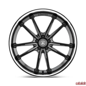 Asanti Black ABL-23 Sigma Wheel 22x10.5 5x5x114.3 +35mm Gloss Black Chrome Lip - Image 2