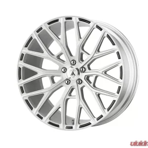 Asanti Black ABL-21 Leo Wheel 22x10.5 5x5x115 +25mm Brushed Silver - Image 1