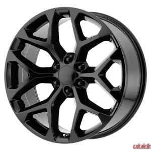OE Creations PR176 Wheel 22x9 6x6x139.7 +24mm Gloss Black - Image 1