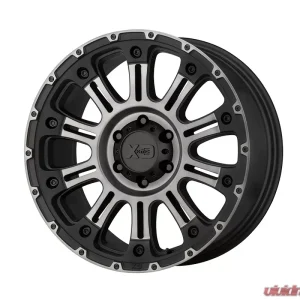 XD Series XD829 Hoss II Wheel 17x9 6x6x139.7 +18mm Satin Black Machined Gray Tint - Image 1