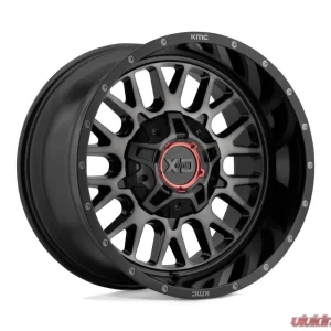 XD Series XD842 Snare Wheel 20x9 5x127/5x139.7 +0mm Gloss Black Gray Tint - Image 2