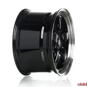 Forgestar D5 Drag Wheel 17x10 5x139.7 38mm Gloss Black w/ Machined Lip - Image 3