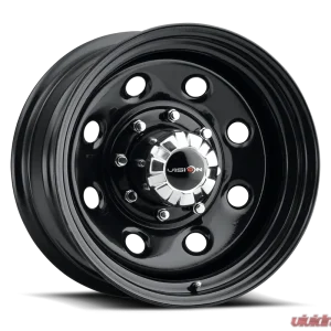 Vision 85 Soft 8 Wheel 17x9 5x5 -12mm Gloss Black - Image 1