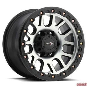 Vision 111 Nemesis Wheel 17x9 8x6.5 -12mm Matte Black Machined Face - Image 1