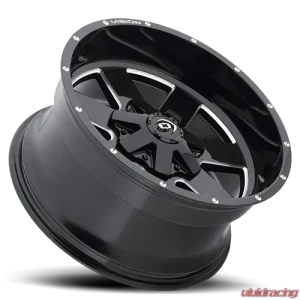 Vision 411 Arc Wheel 18x9 5x5 12mm Gloss Black Milled Spoke - Image 2