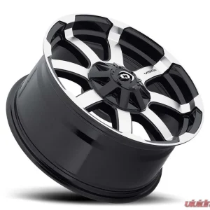 Vision 413 Valor Wheel 17x8.5 5x5.5 18mm Gloss Black Machined Face - Image 2