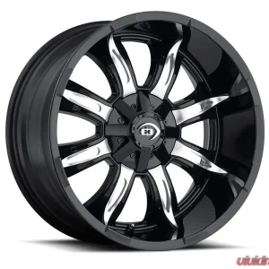 Vision 423 Manic Wheel 20x10 5x150 -25mm Gloss Black Machined Face - Image 1