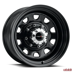 Vision 84 D Window Wheel 17x8 5x5 -12mm Gloss Black - Image 1