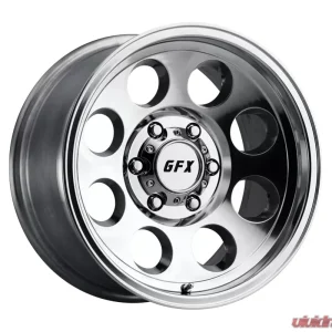 G-FX Wheels TR-16 16x8.5 5x127 | 5x5 -6mm Polished - Image 1
