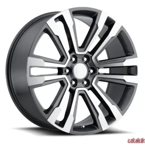 Voxx Wheels Replica 2018 Denali 22x9 6x139.7 31mm Gunmetal Machined Face - Image 1