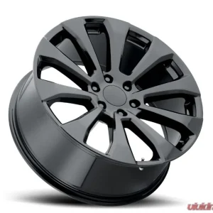 Voxx Wheels Replica Silverado High Country 22x9 6x139.7 28mm Gloss Black - Image 2