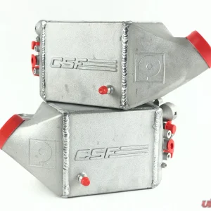 CSF Cooling - Racing & High Performance Division BMW F1X M5 & M6 Twin Charge-Air-Cooler Set - Raw Finish - Image 1