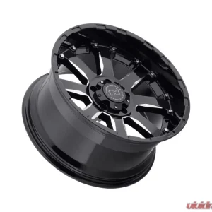 Black Rhino Sierra Gloss Black w/ Milled Spokes Wheel 17x9 5x127|5x5 -12mm CB78 - Image 3