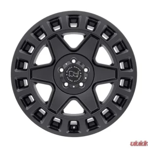 Black Rhino York Matte Black Wheel 17x8 5x114.30|5x4.5 35mm CB76 - Image 1