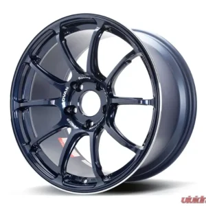 Advan RZ-F2 Wheel 18x9.5 5x114.3 12mm Racing Titanium Blue & Ring - Image 1