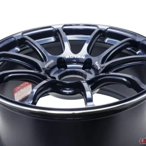 Advan RZ-F2 Wheel 18x9.5 5x114.3 12mm Racing Titanium Blue & Ring - Image 3